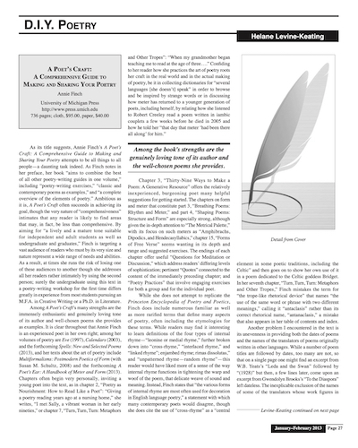 Annie Finch's A Poet's Craft